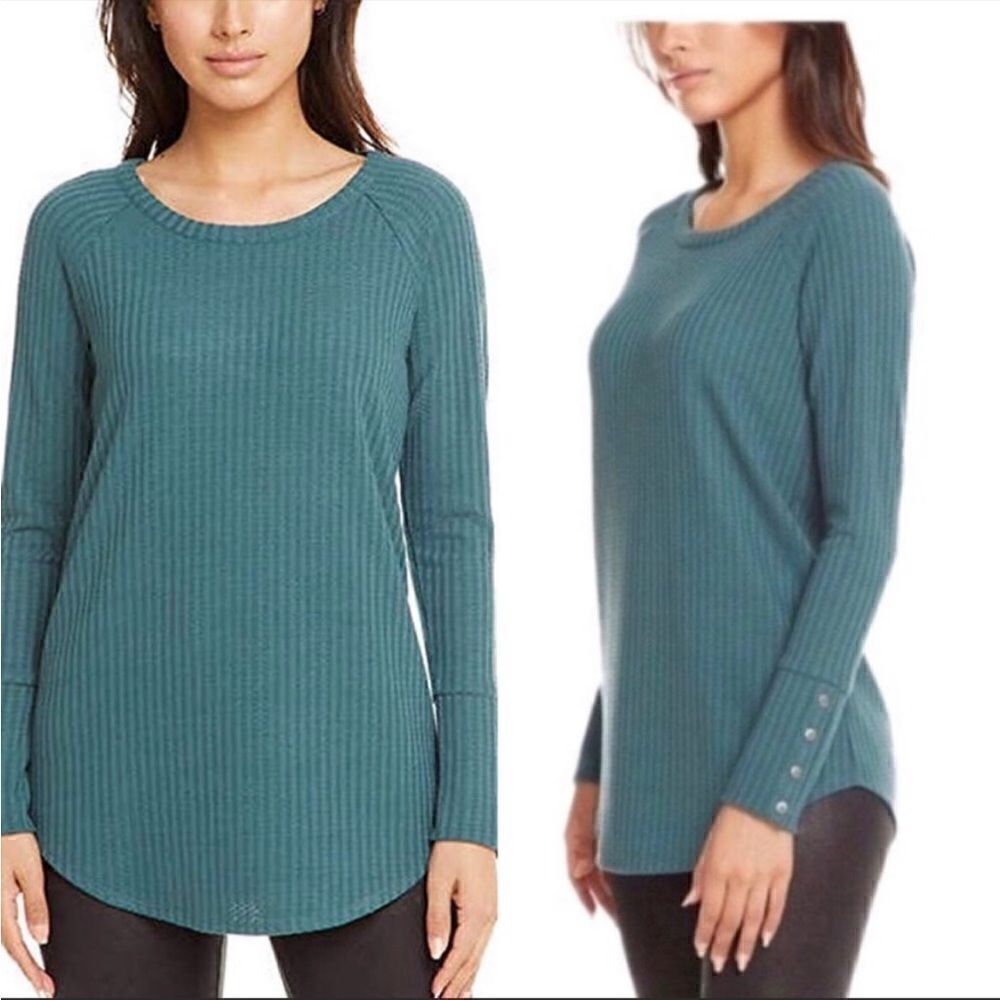 NWOT Chaser Teal Thermal Long Sleeve Too